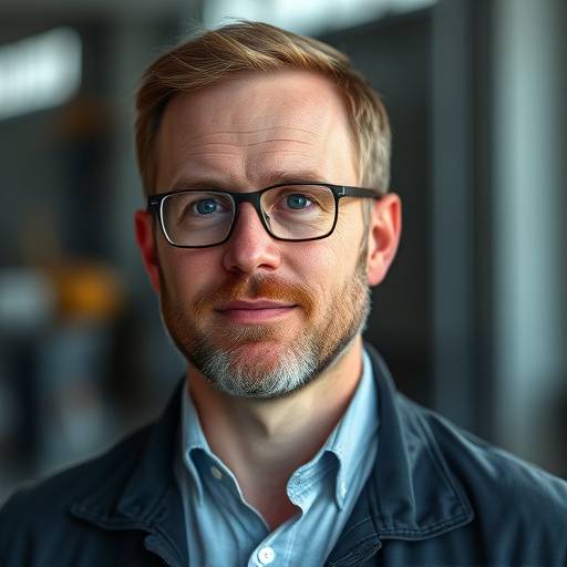 Portrait de Bjørn Svensson, responsable des opérations de Voyages Étoile du Nord, avec une expression attentive.